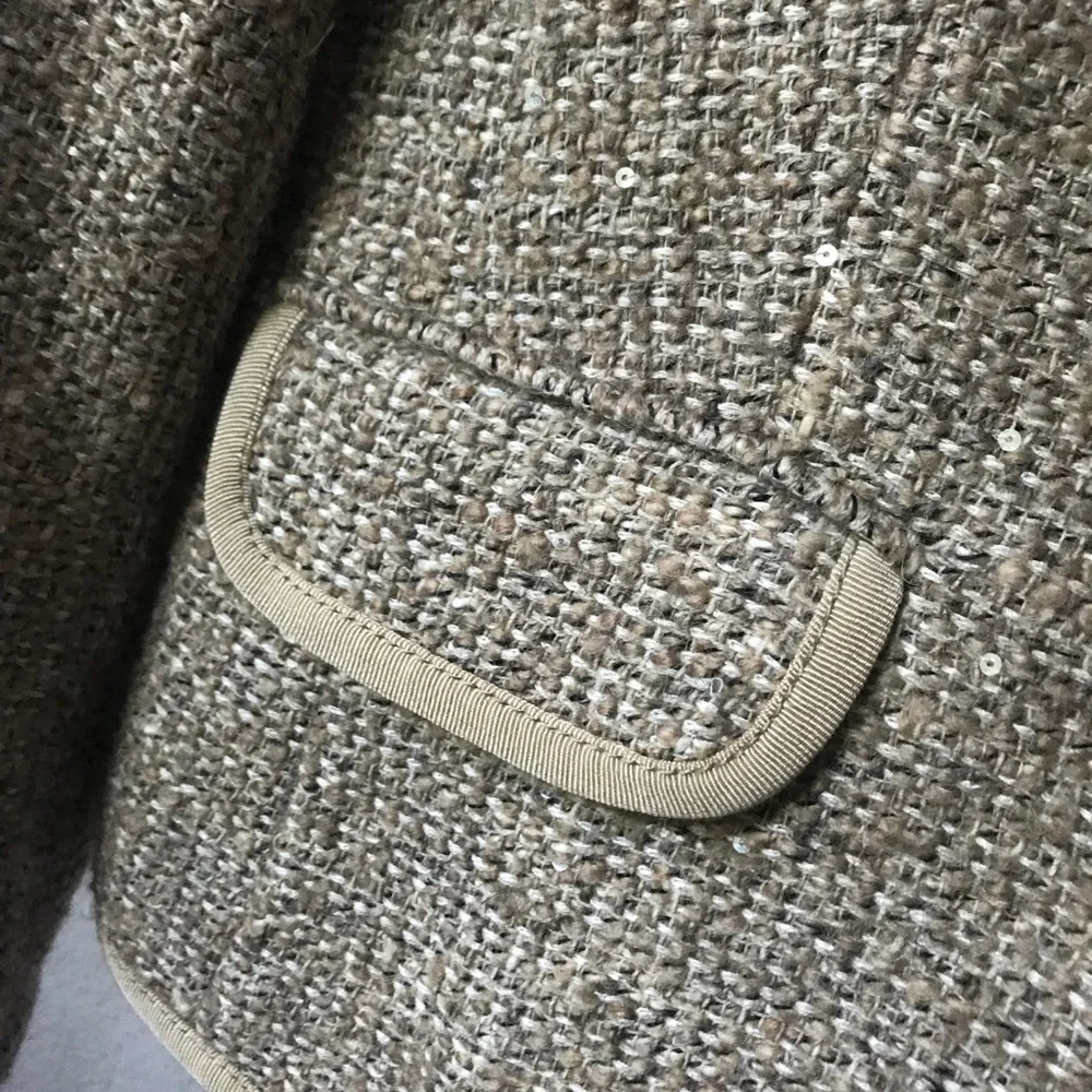 NWOT J. Crew Collection Sequin tweed blazer